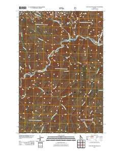Junction Mountain Idaho Historical topographic map, 1:24000 scale, 7.5 X 7.5 Minute, Year 2011