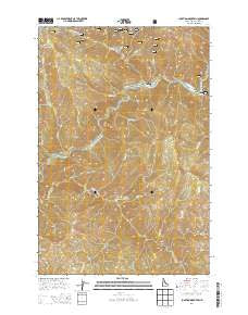 Junction Mountain Idaho Current topographic map, 1:24000 scale, 7.5 X 7.5 Minute, Year 2014