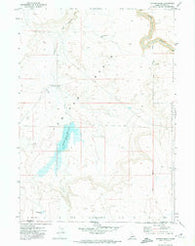 Juniper Basin Idaho Historical topographic map, 1:24000 scale, 7.5 X 7.5 Minute, Year 1971