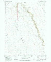 Juniper Butte Idaho Historical topographic map, 1:24000 scale, 7.5 X 7.5 Minute, Year 1980