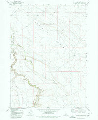 Juniper Ranch Idaho Historical topographic map, 1:24000 scale, 7.5 X 7.5 Minute, Year 1980