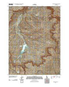 Juniper Basin Idaho Historical topographic map, 1:24000 scale, 7.5 X 7.5 Minute, Year 2010