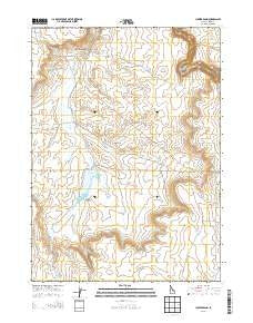 Juniper Basin Idaho Current topographic map, 1:24000 scale, 7.5 X 7.5 Minute, Year 2013