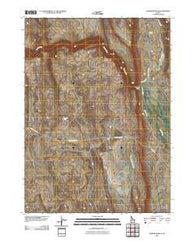 Juniper Basin SE Idaho Historical topographic map, 1:24000 scale, 7.5 X 7.5 Minute, Year 2010