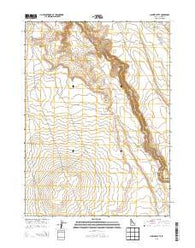 Juniper Butte Idaho Current topographic map, 1:24000 scale, 7.5 X 7.5 Minute, Year 2013