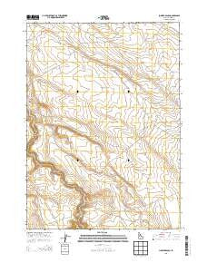 Juniper Ranch Idaho Current topographic map, 1:24000 scale, 7.5 X 7.5 Minute, Year 2013