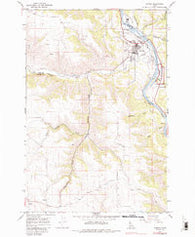 Kamiah Idaho Historical topographic map, 1:24000 scale, 7.5 X 7.5 Minute, Year 1979
