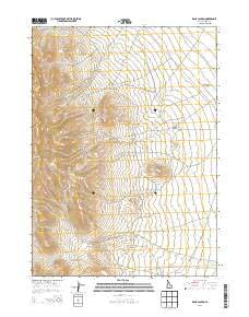 Kane Canyon Idaho Current topographic map, 1:24000 scale, 7.5 X 7.5 Minute, Year 2013