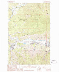 Kellogg West Idaho Historical topographic map, 1:24000 scale, 7.5 X 7.5 Minute, Year 1985