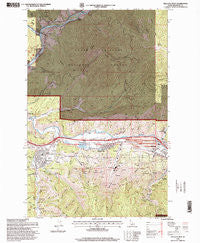 Kellogg West Idaho Historical topographic map, 1:24000 scale, 7.5 X 7.5 Minute, Year 1996