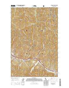 Kellogg East Idaho Current topographic map, 1:24000 scale, 7.5 X 7.5 Minute, Year 2014