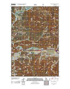 Kellogg West Idaho Historical topographic map, 1:24000 scale, 7.5 X 7.5 Minute, Year 2011