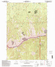Kelly Mountain Idaho Historical topographic map, 1:24000 scale, 7.5 X 7.5 Minute, Year 1995