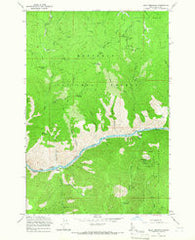 Kelly Mountain Idaho Historical topographic map, 1:24000 scale, 7.5 X 7.5 Minute, Year 1964