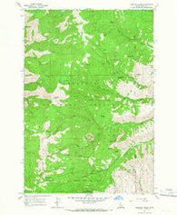 Kessler Creek Idaho Historical topographic map, 1:24000 scale, 7.5 X 7.5 Minute, Year 1964