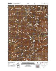 Kessler Creek Idaho Historical topographic map, 1:24000 scale, 7.5 X 7.5 Minute, Year 2011