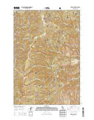 Kessler Creek Idaho Current topographic map, 1:24000 scale, 7.5 X 7.5 Minute, Year 2013