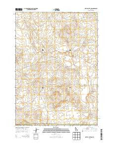 Kettle Butte NW Idaho Current topographic map, 1:24000 scale, 7.5 X 7.5 Minute, Year 2013