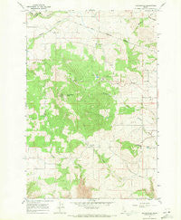 Keuterville Idaho Historical topographic map, 1:24000 scale, 7.5 X 7.5 Minute, Year 1967