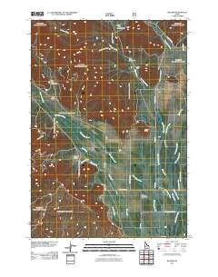 Kilgore Idaho Historical topographic map, 1:24000 scale, 7.5 X 7.5 Minute, Year 2011