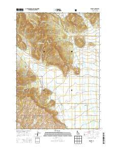 Kilgore Idaho Current topographic map, 1:24000 scale, 7.5 X 7.5 Minute, Year 2013