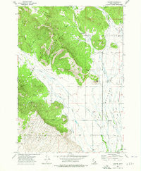 Kilgore Idaho Historical topographic map, 1:24000 scale, 7.5 X 7.5 Minute, Year 1972