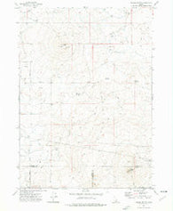 Kimama Butte Idaho Historical topographic map, 1:24000 scale, 7.5 X 7.5 Minute, Year 1972