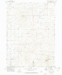 Kimama Butte Idaho Historical topographic map, 1:24000 scale, 7.5 X 7.5 Minute, Year 1972