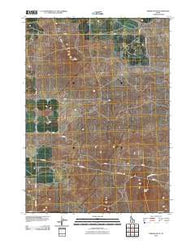 Kimama Butte Idaho Historical topographic map, 1:24000 scale, 7.5 X 7.5 Minute, Year 2010
