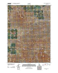 Kimama Butte Idaho Historical topographic map, 1:24000 scale, 7.5 X 7.5 Minute, Year 2010