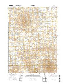 Kimama Butte Idaho Current topographic map, 1:24000 scale, 7.5 X 7.5 Minute, Year 2013