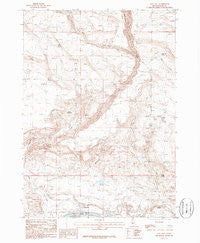 King Hill Idaho Historical topographic map, 1:24000 scale, 7.5 X 7.5 Minute, Year 1986