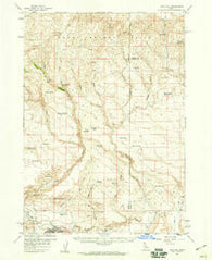 King Hill Idaho Historical topographic map, 1:62500 scale, 15 X 15 Minute, Year 1958