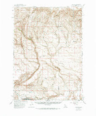 King Hill Idaho Historical topographic map, 1:62500 scale, 15 X 15 Minute, Year 1958