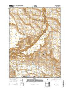 King Hill Idaho Current topographic map, 1:24000 scale, 7.5 X 7.5 Minute, Year 2013
