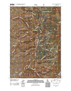 King Hill Creek Idaho Historical topographic map, 1:24000 scale, 7.5 X 7.5 Minute, Year 2011