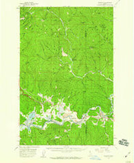 Kingston Idaho Historical topographic map, 1:62500 scale, 15 X 15 Minute, Year 1957