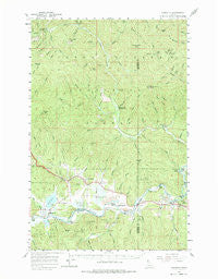 Kingston Idaho Historical topographic map, 1:62500 scale, 15 X 15 Minute, Year 1957
