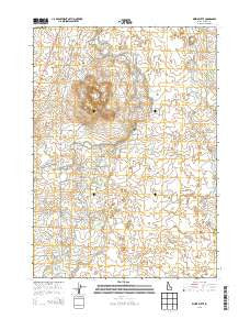 Kinzie Butte Idaho Current topographic map, 1:24000 scale, 7.5 X 7.5 Minute, Year 2013