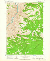 Kirkwood Creek Idaho Historical topographic map, 1:24000 scale, 7.5 X 7.5 Minute, Year 1963