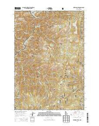 Kirkwood Creek Idaho Current topographic map, 1:24000 scale, 7.5 X 7.5 Minute, Year 2013