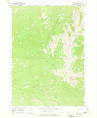 Knapp Lakes Idaho Historical topographic map, 1:24000 scale, 7.5 X 7.5 Minute, Year 1964