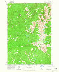 Knapp Lakes Idaho Historical topographic map, 1:24000 scale, 7.5 X 7.5 Minute, Year 1964
