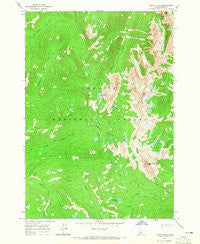 Knapp Lakes Idaho Historical topographic map, 1:24000 scale, 7.5 X 7.5 Minute, Year 1964