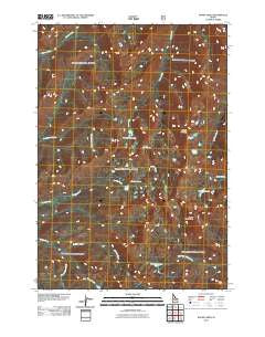 Knapp Lakes Idaho Historical topographic map, 1:24000 scale, 7.5 X 7.5 Minute, Year 2011