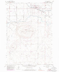 Kuna Idaho Historical topographic map, 1:24000 scale, 7.5 X 7.5 Minute, Year 1958