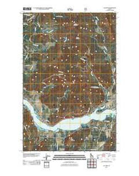Laclede Idaho Historical topographic map, 1:24000 scale, 7.5 X 7.5 Minute, Year 2011