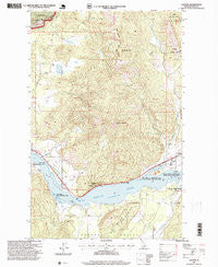 Laclede Idaho Historical topographic map, 1:24000 scale, 7.5 X 7.5 Minute, Year 1996