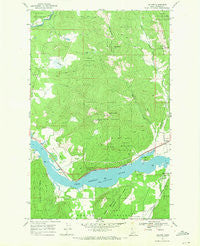 Laclede Idaho Historical topographic map, 1:24000 scale, 7.5 X 7.5 Minute, Year 1968