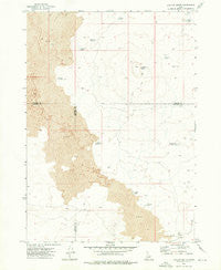 Laidlaw Butte Idaho Historical topographic map, 1:24000 scale, 7.5 X 7.5 Minute, Year 1972